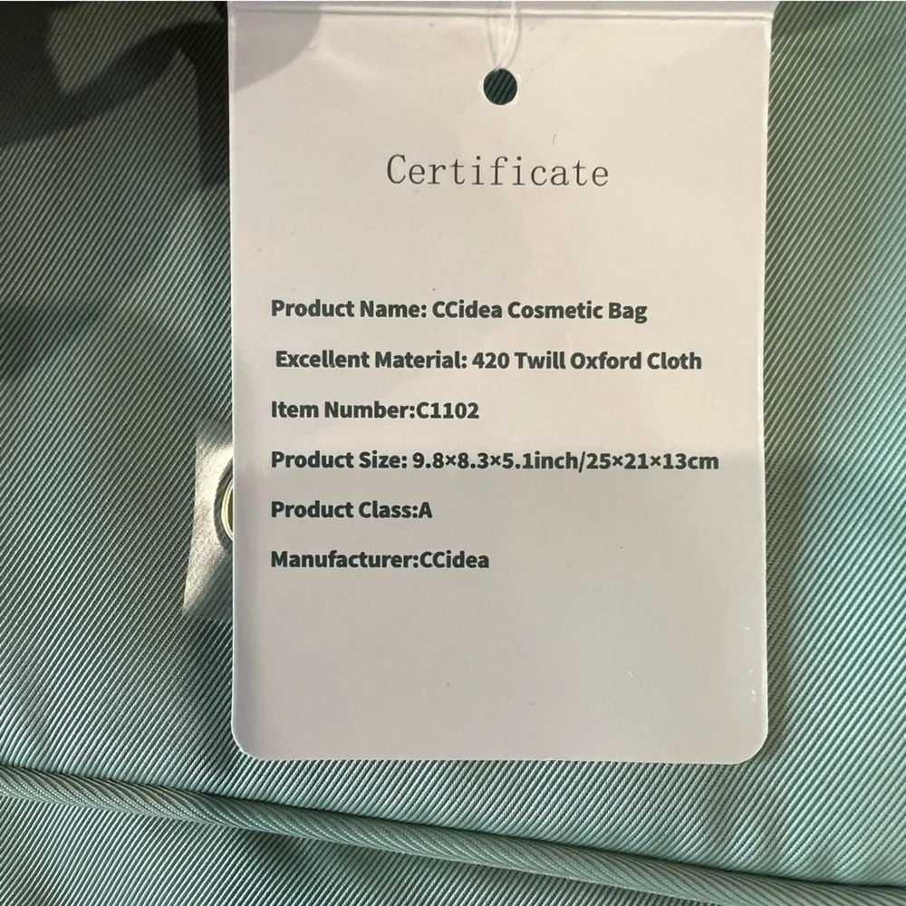 CCIDEA Cosmetic Bag Makeup Bag Large Toiletry Bag Organizer (Green)
